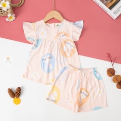 Bộ lanh Bé gái tay cánh tiên size 2/8 tuổi