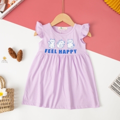 Váy cotton Bé gái cánh tiên size 1/6 tuổi