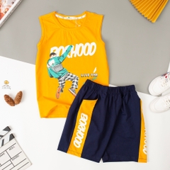 Bộ cotton BT,BG ngắn tay sát nách Borhood 10/16