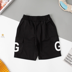 Quần Bé trai vải Umi HQ dày chữ G, Wear size đại 8/16 tuổi