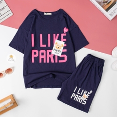 Bộ Bé gái Litibaby ngắn tay 2 chiều size 8/16 tuổi