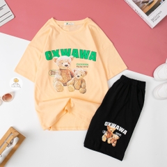 Bộ Bé gái Litibaby ngắn tay 2 chiều size 8/16 tuổi