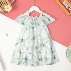 Váy maxxi ren hoa 2 dây size 2/10 tuổi