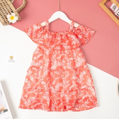 Váy maxxi ren hoa 2 dây size 2/10 tuổi