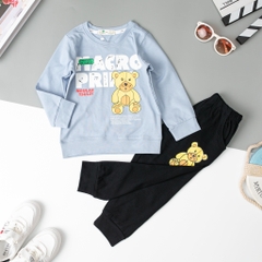 Bộ Bé trai thu đông 2 chiều Litibaby size 2/8 tuổi