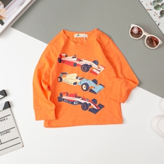 Áo Bé trai thu đông 2 chiều in hình size 1/8 tuổi