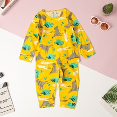Bộ thun cotton thu đông size 1/5 tuổi