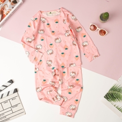 Bộ thun cotton thu đông size 1/5 tuổi