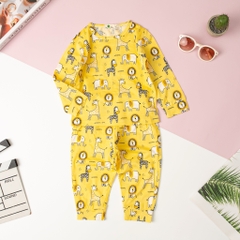 Bộ thun cotton thu đông size 1/5 tuổi