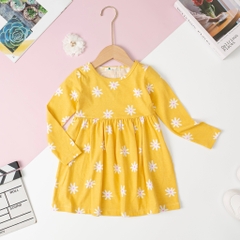 Váy Bé gái cotton thu đông 2/12 tuổi