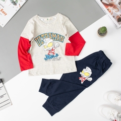 Bộ Bé trai thu đông 2 chiều tay nối Litibaby 2/8 tuổi