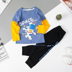 Bộ Bé trai thu đông 2 chiều tay nối Litibaby 2/8 tuổi