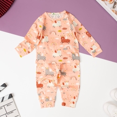 Bộ thun cotton thu đông size 1/5 tuổi