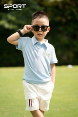 Áo cotton trẻ em - Bé Trai có cổ in chữ CORE 2/7