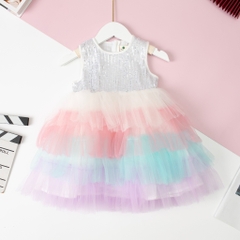 Váy công chúa voan 4 tầng size 2/8 tuổi