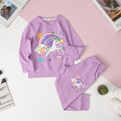 Bộ Bé gái thu đông 4 chiều ngựa PONY 2/8 tuổi