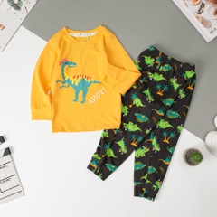 Bộ Bé trai thu đông phối quần size 2/10 tuổi