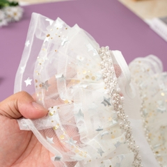Váy công chúa ren sao 2/8 tuổi