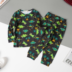 Bộ Bé trai, bé gái thu đông họa tiết size 3/10 tuổi