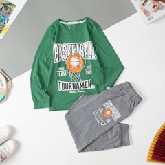 Bộ thu đông Bé trai 2 chiều size 10/16 T