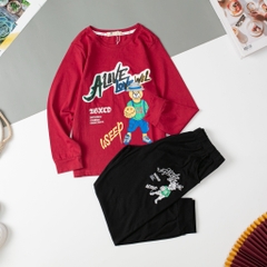 Bộ thu đông Bé trai 2 chiều size 10/16 T