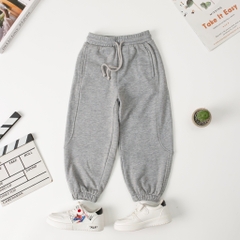 Quần nỉ da cá Bé trai, bé gái bo gấu size 3/8 tuổi