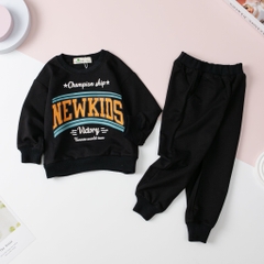 Bộ nỉ Bé gái Newkids size đại cho bé từ 9/14 tuổi