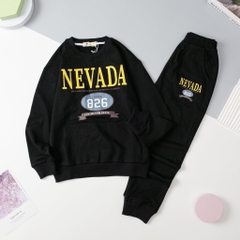 Bộ nỉ Bé trai, bé gái in chữ NEVADA size 10/16 tuổi