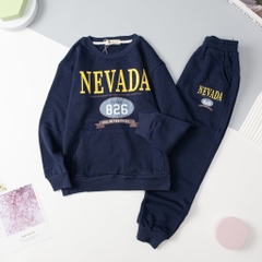 Bộ nỉ Bé trai, bé gái in chữ NEVADA size 10/16 tuổi