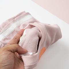 Bộ nỉ da cá bé gái in chữ N size 3/8 tuổi
