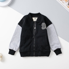 Áo khoác nỉ trẻ em bomber in số 98 Size 10/16 tuổi