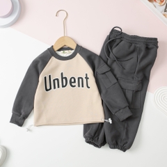 Bộ nỉ da cá BT, BG in Unbent 3/8