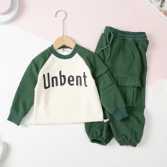 Bộ nỉ da cá BT, BG in Unbent 3/8