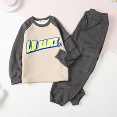 Bộ nỉ da cá BT, BG thêu Lodance 10/16