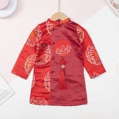 Áo dài gấm BT phối 2/12 x23