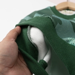 Bộ nỉ xốp bé trai vải chéo Hàn Quốc quần túi hộp size 10/14 tuổi