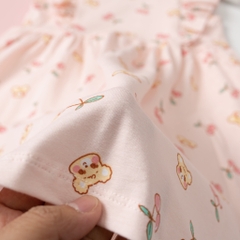 Váy cotton BG viền bèo 2/12 x24