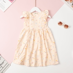 Váy cotton BG viền bèo 2/12 x24