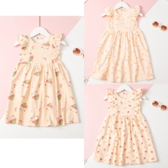 Váy cotton BG viền bèo 2/12 x24