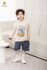 H414 Bộ cotton BT sát nách 2/10 x24