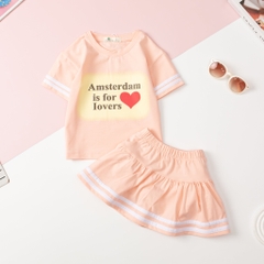 Bộ BG Amsterdam chân váy Love 8/12 x24