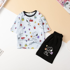 Bộ cotton BT ngắn tay siêu nhân, chó 2/10 x24