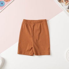 Quần legging trơn màu, cotton tăm size 2/8T x24