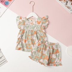 Bộ lanh BG cúc ngực cánh tiên 2/8 x24