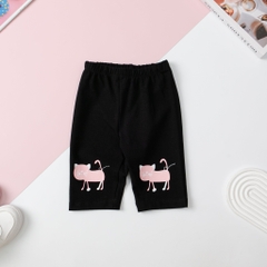 H439 Quần Legging Bé gái mùa hè size 3/8T