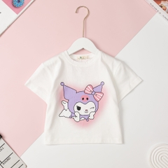 H440 Áo cotton ngắn tay Bé gái size 2/12T x24