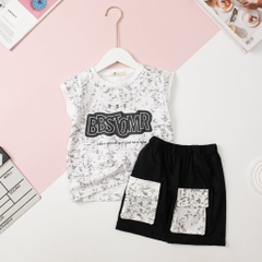 Bộ cotton BT BT sát nách BBS 8/12 x24 H452