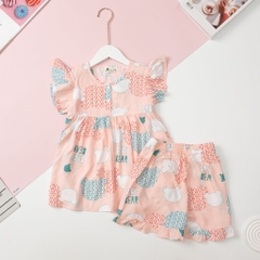 Bộ lanh BG cúc ngực cánh tiên 2/8