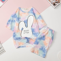 H411 Bộ BG ngắn tay loang 8/16 x24