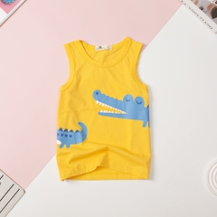 H463 Áo cotton Bé trai sát nách in hình size 2/8T x24